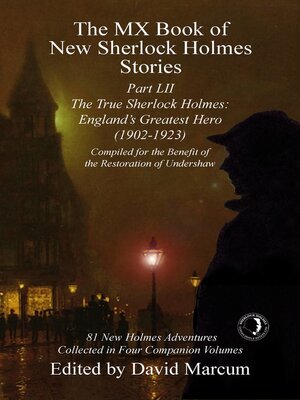 cover image of The MX Book of New Sherlock Holmes Stories, Part LII